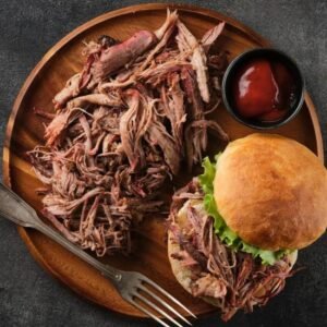 Smoky Barbecue Pulled Beef Sandwiches